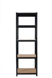 Rhino Racking 180 X 90 X 60Cm - Black - 5 Tier Boltless Heavy Duty Garage Shelving Unit - 1000Kg Load Weight - thumbnail 2