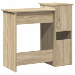 Walplus Desk With Shelves Sonoma Oak 84X40X78 Cm Engineered Wood - thumbnail 7