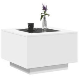 Walplus Coffee Table With Led White 60X60X40 Cm Engineered Wood - thumbnail 5