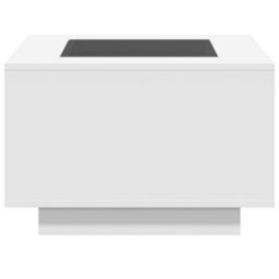 Walplus Coffee Table With Led White 60X60X40 Cm Engineered Wood - thumbnail 6