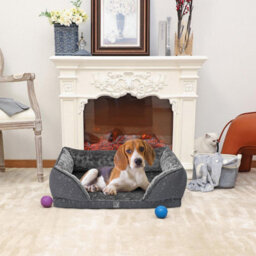 Orthopaedic Pet Bed With Bamboo & Charcoal Infused Memory Foam - Dog Or Cat Crate Mattress - Medium, H23 X W46 X D73Cm - thumbnail 3