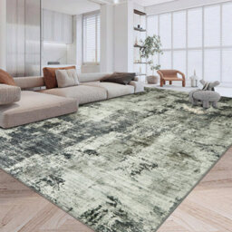 Ameha Grey Abstract Pattern Rug Living Room Extra Large Area 240X320 Cm Non Slip Carpet Master Bedroom Frost Cashmere Rugs - thumbnail 4