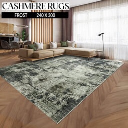 Ameha Grey Abstract Pattern Rug Living Room Extra Large Area 240X320 Cm Non Slip Carpet Master Bedroom Frost Cashmere Rugs