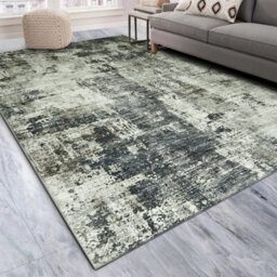 Ameha Grey Abstract Pattern Rug Living Room Extra Large Area 240X320 Cm Non Slip Carpet Master Bedroom Frost Cashmere Rugs - thumbnail 7