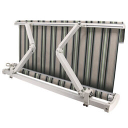 Sundaze 4 X 3M Manual Awning Garden Patio Canopy Sun Shade Shelter Retractable With Fittings And Crank Handle Multi-Stripe - thumbnail 7