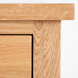London Oak 5 Drawer Chest Fully Assembled - By Roseland Furniture - thumbnail 7