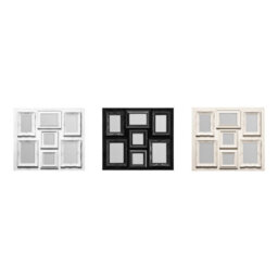 Orsina Black 7 Photo Frame,glass Front Photo Display,versatile Arrangement For Landscape, Portrait, & Square Photos - thumbnail 2