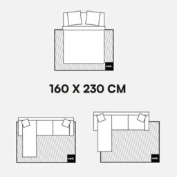 Sweeek - Children's Indoor Rug With Mini City Print Viny 230X160X0.5 Cm - thumbnail 6