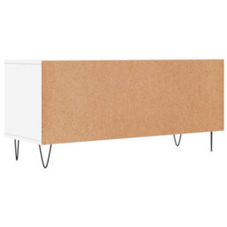 Berkfield Tv Cabinet White 100X34.5X44.5 Cm Engineered Wood - thumbnail 8