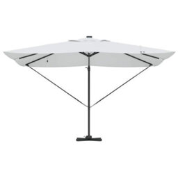 Berkfield Cantilever Roma Parasol With Leds Sand 352X251X265 Cm Aluminium - thumbnail 5