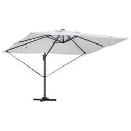 Berkfield Cantilever Roma Parasol With Leds Sand 352X251X265 Cm Aluminium - thumbnail 4
