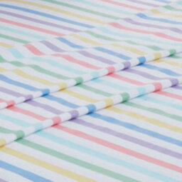 Rapport Candy Stripe 100% Brushed Cotton Sheet Set Super King - thumbnail 2