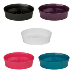 Orsina Turquoise Plastic Soap Dish - thumbnail 2