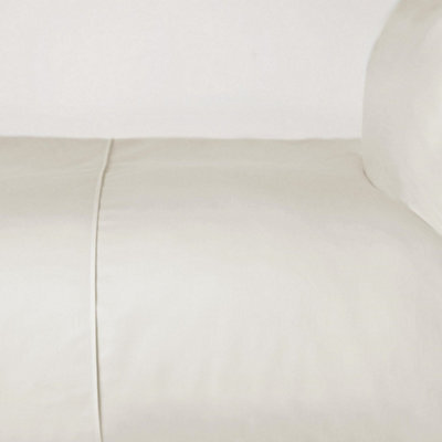Belledorm 100% Cotton Sateen Duvet Cover Ivory (Single)