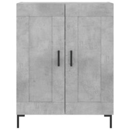 Berkfield Highboard Concrete Grey 69.5X34X180 Cm Engineered Wood - thumbnail 8
