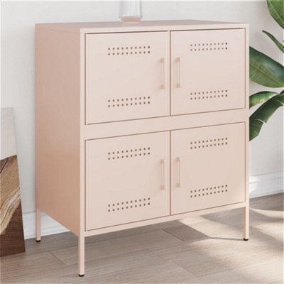 Berkfield Sideboard Pink 68X39X79 Cm Steel - image 1