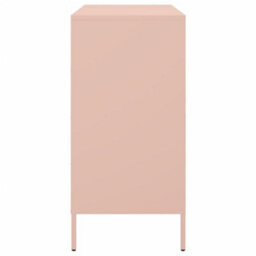 Berkfield Sideboard Pink 68X39X79 Cm Steel - thumbnail 7
