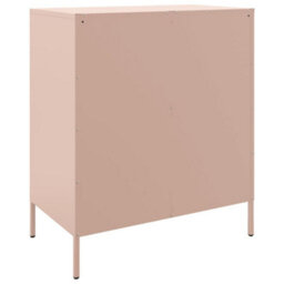 Berkfield Sideboard Pink 68X39X79 Cm Steel - thumbnail 8