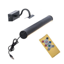Wisteria Willow 280 Usb Rechargeable Led Picture Light With Remote Control Gold - thumbnail 4