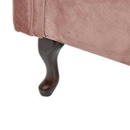 Beliani Right-Hand Chaise Longue Lattes Velvet Pink - thumbnail 7