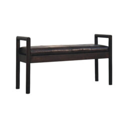 Artisan Furniture Solid Wood Gridline Bench - thumbnail 3