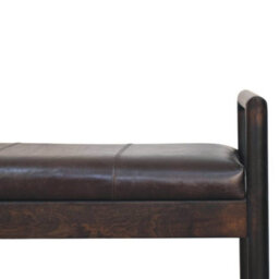 Artisan Furniture Solid Wood Gridline Bench - thumbnail 4