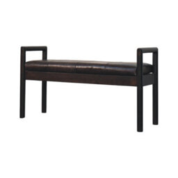 Artisan Furniture Solid Wood Gridline Bench - thumbnail 2