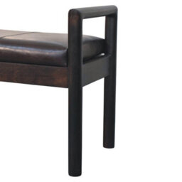 Artisan Furniture Solid Wood Gridline Bench - thumbnail 7