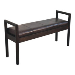 Artisan Furniture Solid Wood Gridline Bench - thumbnail 6