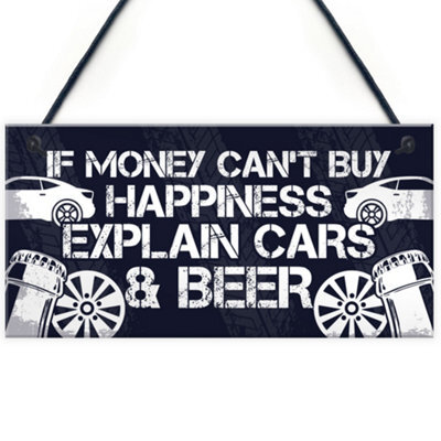 Red Ocean Car Lover Gifts For Men Bar Signs And Plaques Man Cave Garage Sign Birthday Gifts For Dad Grandad - image 1