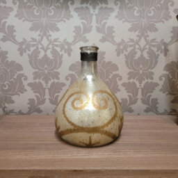 Minster 9 Inch Decorative Vase - Antique Silver Glass - L17 X W17 X H23 Cm - thumbnail 4