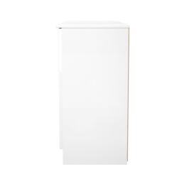 Messina Ready Assembled Gloss White 3 Drawer Sideboard (H)785mm (W)1254mm (D)400mm - thumbnail 2