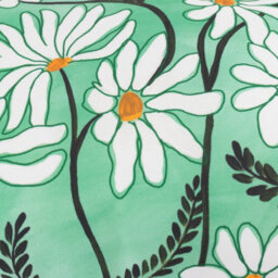 Wylder Daisy Fields Floral Outdoor Polyester Filled Cushion, Mint, 30 X 50Cm - thumbnail 4