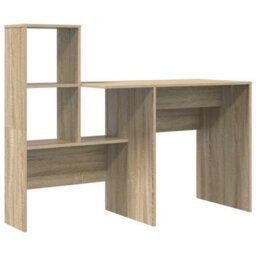 Walplus Desk Sonoma Oak 131.5 X 50 X 106.5 Cm Engineered Wood - thumbnail 5