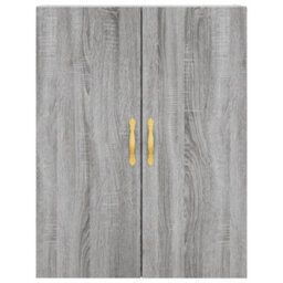 Berkfield Highboard Grey Sonoma 69.5X34X180 Cm Engineered Wood - thumbnail 5