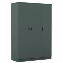 Lassic Vida Designs Riano 3 Piece Bedroom Set (1 Drawer Bedside Chest, 5 Drawer Chest, 2 Door 2 Drawer Wardrobe), Pine