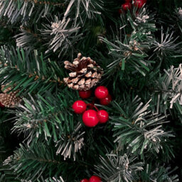 Living And Home 180Cm High Snowflake Christmas Tree With Foldable Metal Stand - thumbnail 6
