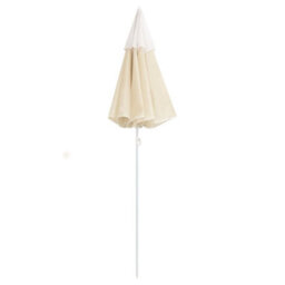 Berkfield Outdoor Parasol  With Steel Pole Sand 180 Cm - thumbnail 3