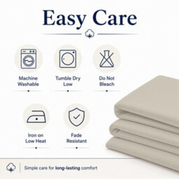 Moonlight Bedding 100% Cotton Hotel Quality Flat Bed Sheet, Top Sheet For  Guest House, Spa & Airbnb(Cream,super King, 270X310 Cm) - thumbnail 9