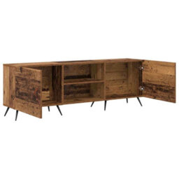 Berkfield Tv Cabinet Old Wood 150 X 30 X 50 Cm Engineered Wood - thumbnail 5