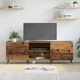Berkfield Tv Cabinet Old Wood 150 X 30 X 50 Cm Engineered Wood - thumbnail 4