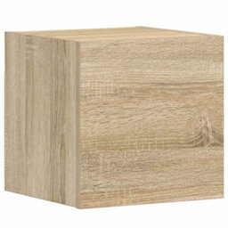 Berkfield Sturdy 3 Piece Tv Cabinet Set Sonoma Oak Engineered Wood - thumbnail 6