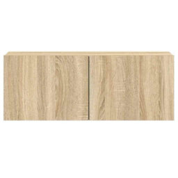 Berkfield Sturdy 3 Piece Tv Cabinet Set Sonoma Oak Engineered Wood - thumbnail 7