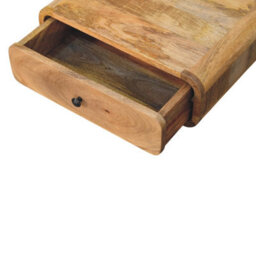Artisan Furniture Solid Wood Avora Wall-Mounted Oak-Ish 1 Drawer Nightstand - thumbnail 8
