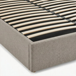 Furniturebox Uk Hayden Beige Fabric Ottoman King Size Bed Frame - thumbnail 8