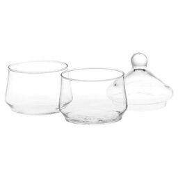 Queensway Home and Dining Queensway Home & Dining Height 27Cm 2 Tier Christmas Tree Clear Glass Snacks Candies Chocolate Dish Bowl Jar With Lid - thumbnail 3