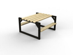 Forest Garden Colour Block Wooden Garden Picnic Bench - thumbnail 2