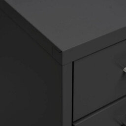 Vidaxl Mobile File Cabinet Anthracite 28X41X109 Cm Metal - thumbnail 8