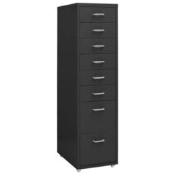 Vidaxl Mobile File Cabinet Anthracite 28X41X109 Cm Metal - thumbnail 1