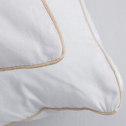 Egyptian Cotton Pillow Pair Soft Luxury Feel Hollowfibre Filling - thumbnail 3